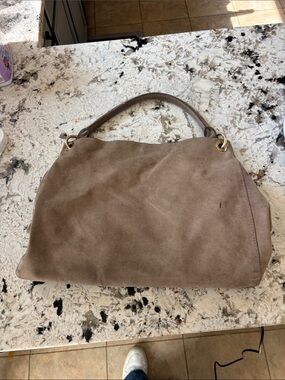 Mark & Graham suede hobo handbag